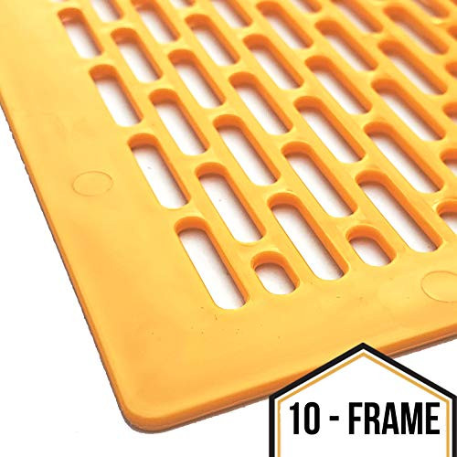 4 Pack   10 Frame Plastic Langstroth Queen Excluder for Beekeeping with Ten Frame Bee Hives for Keeping The Queen Separate from Honey Supers