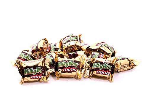 Milky Way Milk Chocolate Caramel Minis   5 LB Resealable Stand Up Storage Bag   Individually Wrapped Chocolates   Bulk Milk Chocolate Candies for Parties or Holidays