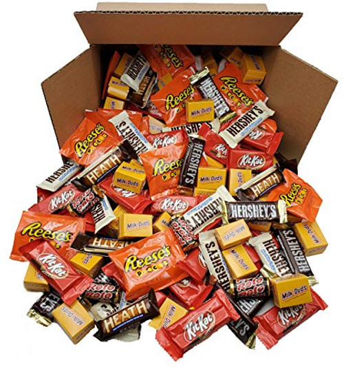 HALLOWEEN Hershey s Chocolate Variety Pack Perfect For Halloween Snack Size Individually Wrapped Candy Bars 4 Pound HALLOWEEN Hershey s Chocolate Variety Pack Perfect For Halloween Snack Size Individually Wrapped Candy Bars 4 Pound