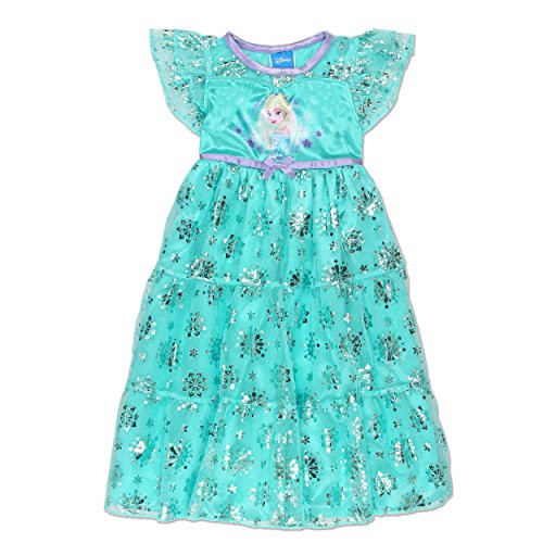 Disney Frozen Elsa Anna Girls Fantasy Gown Nightgown Pajamas 2T Blue Purple Disney Frozen Elsa Anna Girls Fantasy Gown Nightgown Pajamas 2T Blue Purple