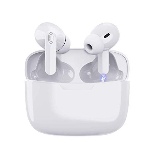 Wireless Bluetooth Earbuds Bluetooth Headphones  in Ear Built in Mic Noise Canceling Headphones  3D Hi Fi Stereo  IPX5 Waterproof Sports Headset  Compatible with iPhone Airpods Samsung