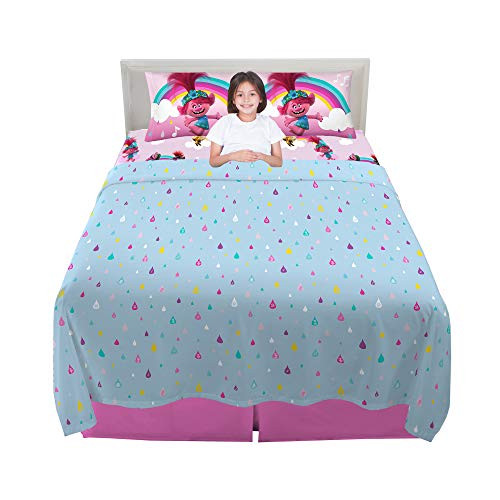 Franco NB2508 Kids Bedding Super Soft Microfiber Sheet Set  4 Piece Full Size  Trolls World Tour