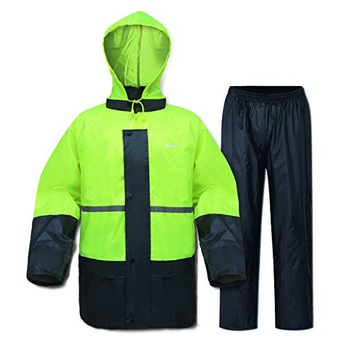 Rain Suit for Men Women Lightweight Waterproof Protective Raincoats  Jackets and Pants  Rain Gear Workwear XX Large