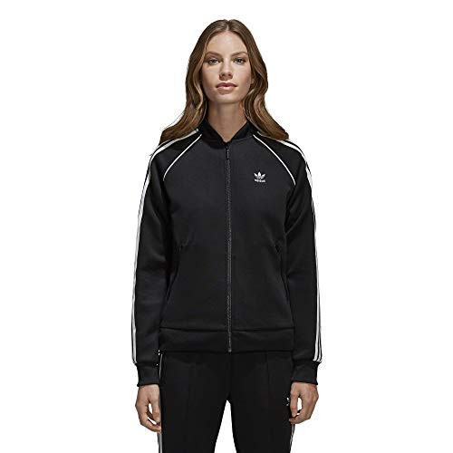 adidas Women s Superstar Tracktop  Black  XL adidas Women s Superstar Tracktop  Black  XL