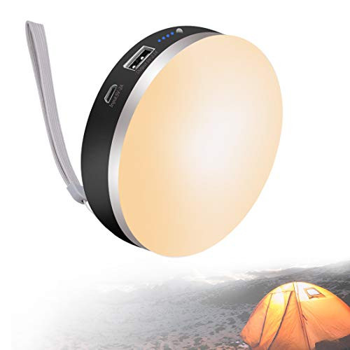 sosee Camping Lantern Battery Powered led Lanterns for Power outages Super Bright 9600mAh Power Bank 1000LM 3 Light Modes Rechargeable Camp Lantern Hurricane Supplies for Home Storms Camping Lights