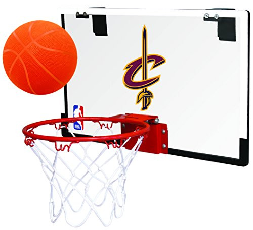 Rawlings NBA Game On Polycarbonate  PC  Mini Basketball Hoop Set  Cleveland Cavaliers Rawlings NBA Game On Polycarbonate  PC  Mini Basketball Hoop Set  Cleveland Cavaliers