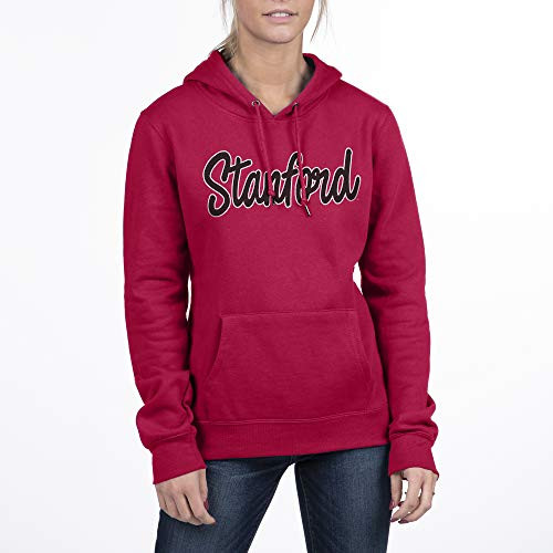 Top of the World Stanford Cardinal Women s Essential Fleece Hoodie Sweatshirt  Large