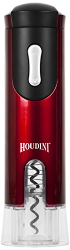 Houdini Electric Corkscrew  Metallic Red