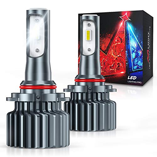 Nilight 9005 HB3 LED Headlight Bulbs  60W 10000 Lumens 6000K Cool White CSP LED Headlight Conversion Kit Super Bright Auto High Beam Low Beam Fog Light Bulb  Pack of 2