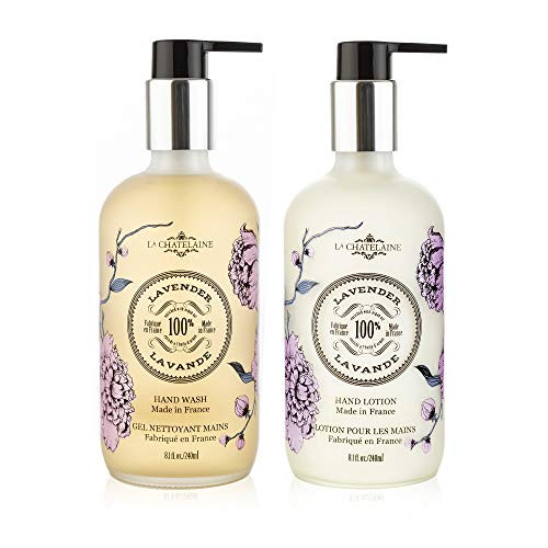 La Chatelaine Hand Wash   Lotion Set 8 oz   Lavender