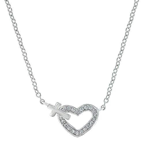 Montana Silversmiths Heart of Faith Necklace
