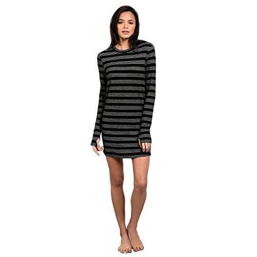 Volcom Junior s Lil Dress  Black Combo  XS