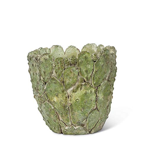 Abbott Collection 27-Prickly Sm Green Cactus Planter-6" D
