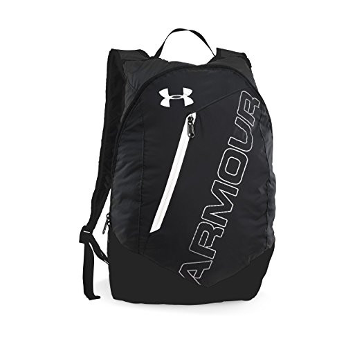 Under Armour Packable Backpack, Black (004)/White, One Size