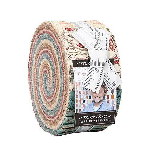 Christopher Wilson Tate Regency Romance Jelly Roll 40 2 5 inch Strips Moda Fabrics 42340JR Christopher Wilson Tate Regency Romance Jelly Roll 40 2 5 inch Strips Moda Fabrics 42340JR