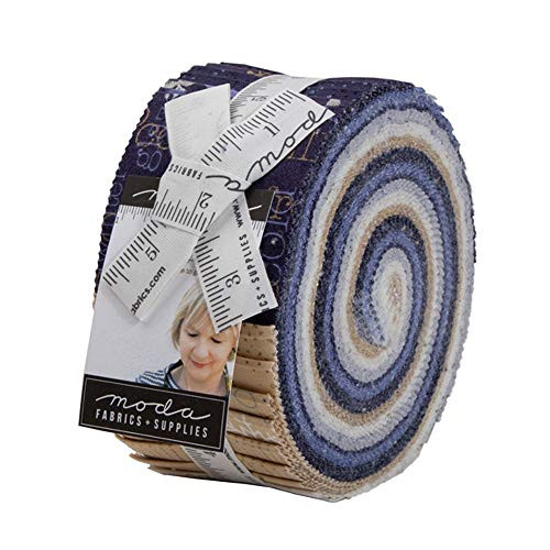 Zen Chic Chill Jelly Roll 40 2 5 inch Strips Moda Fabrics 1710JR Zen Chic Chill Jelly Roll 40 2 5 inch Strips Moda Fabrics 1710JR