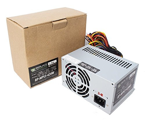Replace Power 400W 400 Watt ATX Power Supply Replacement for HP Bestec ATX 250 12E  ATX 300 12E  ATX 300 12E D