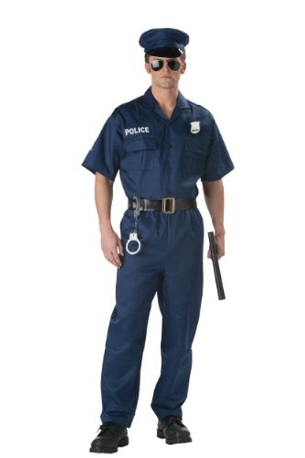 California Costumes mens Police Adult Sized Costume  Multicoloured  Medium US