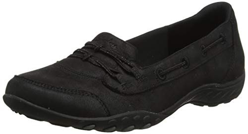Skechers Women s Ballet Flat Sneaker  BLK  39