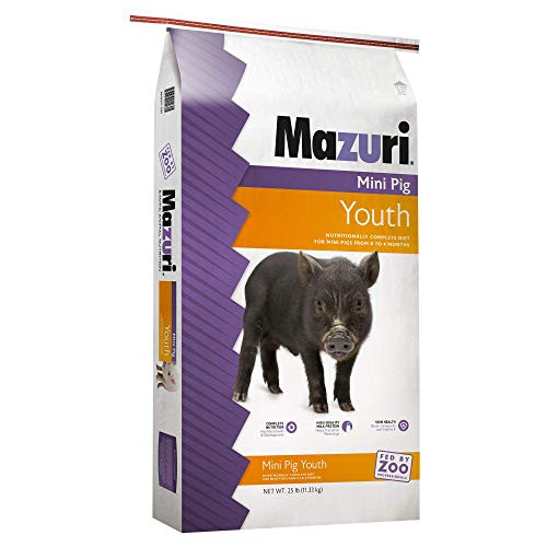 Mazuri Mini Pig Youth Diet Pig Food  25 lb Bag Mazuri Mini Pig Youth Diet Pig Food  25 lb Bag