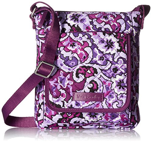 Vera Bradley Signature Cotton Mini Hipster Crossbody Purse with RFID Protection  Lilac Paisley Vera Bradley Signature Cotton Mini Hipster Crossbody Purse with RFID Protection  Lilac Paisley