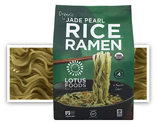 Lotus Foods Gourmet Organic Jade Pearl Rice Ramen Noodles  10 Ounce  Pack of 6