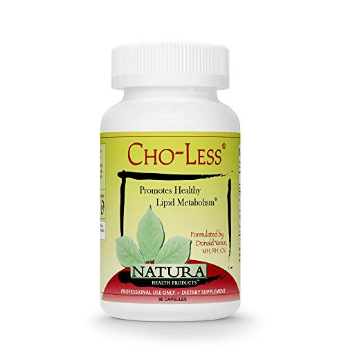 Natura Health Products   Cho Less Cholesterol Support Supplement   with Red Yeast Rice  Niacin  and Beta Sitosterol for Healthy Cholesterol  Circulation  and Cardiovascular Function   90 Capsules
