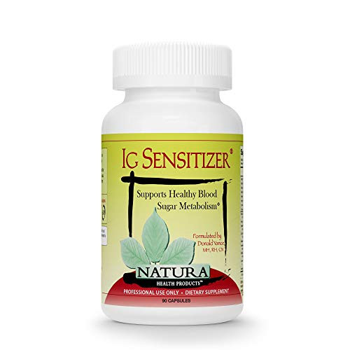 Natura Health Products IG Sensitizer Supports Healthy Blood Sugar Metabolism 90 Capsules Natura Health Products IG Sensitizer Supports Healthy Blood Sugar Metabolism 90 Capsules