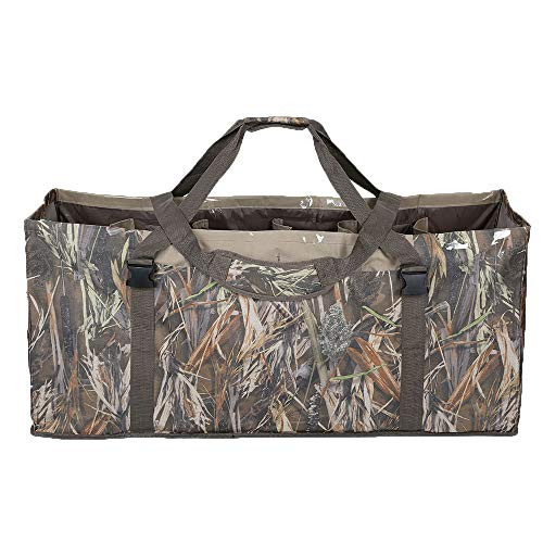SHINYEVER 12 Slot Duck Decoy Bag Slotted Decoy Bags with Independent Slots Adjustable Shoulder Strap Dirt Drain Design for Duck Decoys SHINYEVER 12 Slot Duck Decoy Bag Slotted Decoy Bags with Independent Slots Adjustable Shoulder Strap Dirt Drain Design for Duck Decoys