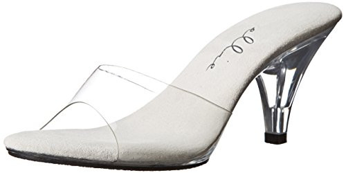 Ellie Shoes Women s 305 vanity Heeled Sandal  Clear  9 M US