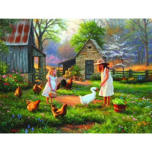 SUNSOUT INC Evening at Grandma s 500 pc Jigsaw Puzzle SUNSOUT INC Evening at Grandma s 500 pc Jigsaw Puzzle