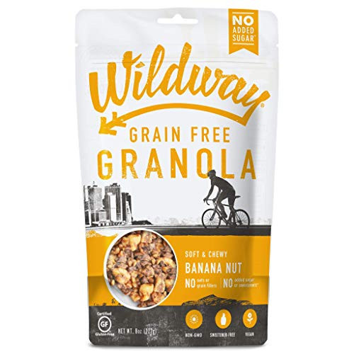 Wildway Keto Vegan Granola Banana Nut Certified Gluten Free Paleo Grain Free Non GMO Dairy Free No Artificial Sweetener 8oz 6 pack Wildway Keto Vegan Granola Banana Nut Certified Gluten Free Paleo Grain Free Non GMO Dairy Free No Artificial Sweetener 8oz 6 pack