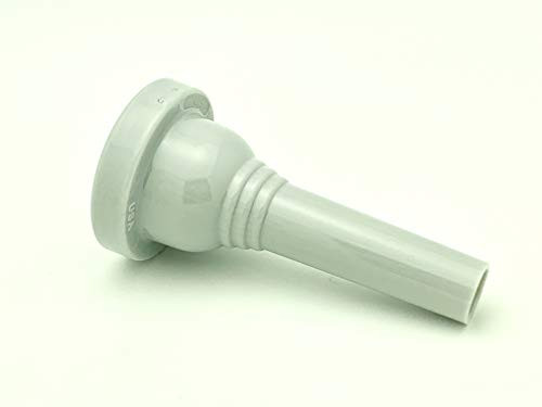 KELLY 51D   Large shank Trombone Euphonium Lexan Mouthpiece   Steel Grey