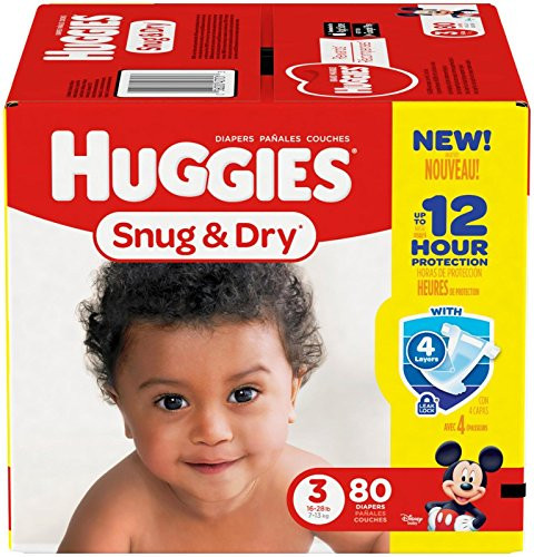 Huggies Snug and Dry Diapers   Size 3 80 ct