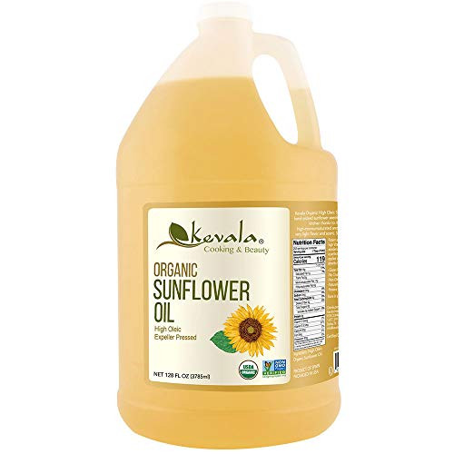 Kevala High Oleic Organic Sunflower Oil  1 Gallon