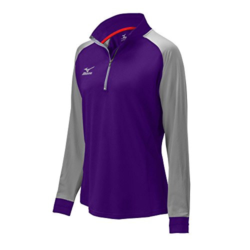 Mizuno Elite 9 Prime 1 2 Zip Jacket  Purple Grey  Medium