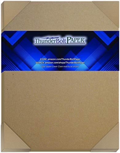 100 Chipboard 20pt  point  Thickness Sheets 9  X 12   9X12 Inches  Frame and Sketch Pad Size Light Weight  020  Caliper Thick Cardboard Paper Craft Packaging Brown Kraft PaperBoard