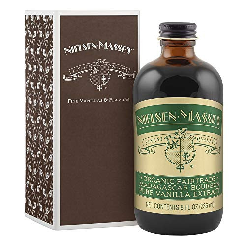 Nielsen Massey Organic Fairtrade Madagascar Bourbon Pure Vanilla Extract with Gift Box 8 ounces Nielsen Massey Organic Fairtrade Madagascar Bourbon Pure Vanilla Extract with Gift Box 8 ounces