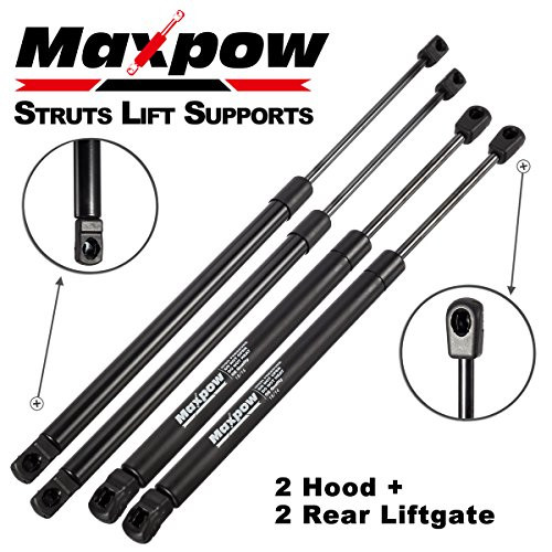 Maxpow 2Pcs Front Hood 2 Pcs Rear Hatch Liftgate Lift Support Shocks Struts Compatible With Murano 2005 2007 6328 6122 Maxpow 2Pcs Front Hood 2 Pcs Rear Hatch Liftgate Lift Support Shocks Struts Compatible With Murano 2005 2007 6328 6122