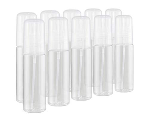 100 Pack 50ml 1 7oz Plastic Travel Bottles Clear Spray Bottles Refillable Fine Mist Sprayer Bottles Makeup Cosmetic Atomizers Empty Small Spray Bottle Container for Essential Oils Travel Perfumes 100 Pack 50ml 1 7oz Plastic Travel Bottles Clear Spray Bottles Refillable Fine Mist Sprayer Bottles Makeup Cosmetic Atomizers Empty Small Spray Bottle Container for Essential Oils Travel Perfumes