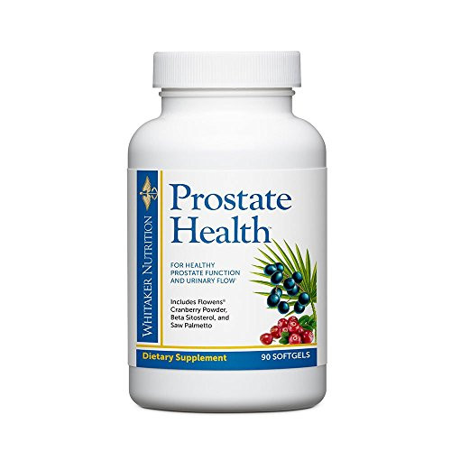 Dr  Whitaker s Prostate Health with Saw Palmetto Extract  Flowens Cranberry Powder and Beta Sitosterol to Support Prostate Function  Bladder Health  and Promotes Peak Urinary Flow  90 softgels