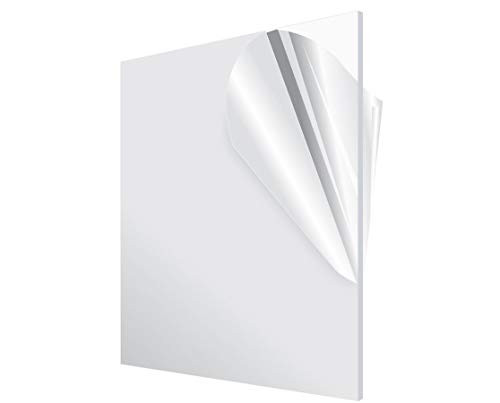 Acrylic Plexiglass Plastic Sheet 1 2  x 12  x 24 Clear