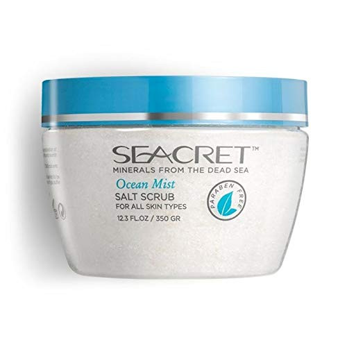 SEACRET Minerals From The Dead Sea  Salt Scrub  12 3 FL OZ  Ocean Mist