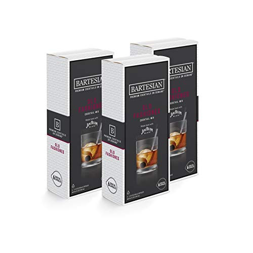 Bartesian Old Fashioned Cocktail Mixer Capsules Pack of 18 Cocktail Capsules for Bartesian Premium Cocktail Maker 55403 Bartesian Old Fashioned Cocktail Mixer Capsules Pack of 18 Cocktail Capsules for Bartesian Premium Cocktail Maker 55403