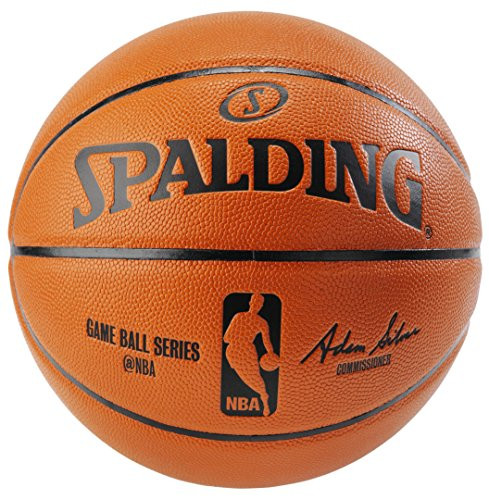 Spalding NBA Replica Indoor/Outdoor Game Ball, Orange, Size 6/28.5-Inch