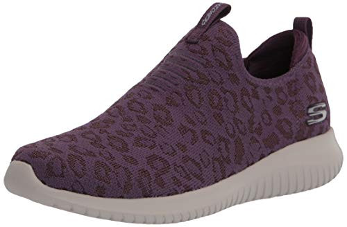 Skechers Women s Athleisure Sneaker  Plum 10 M US