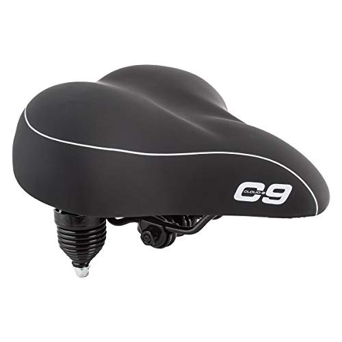 Sunlite Cloud 9 Bicycle Suspension Cruiser Saddle  Cruiser Gel  Tri color Black