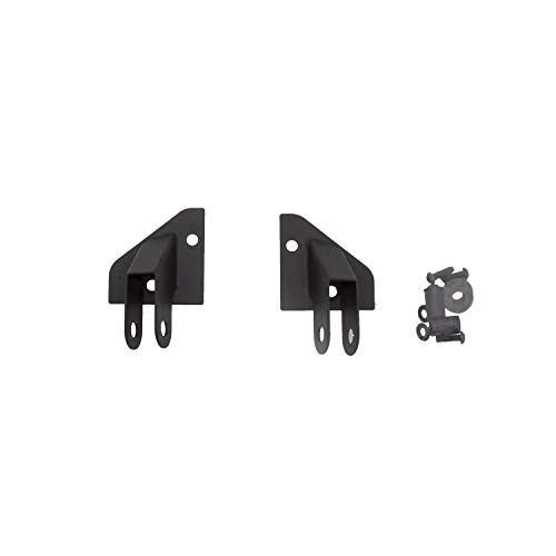 RAMPAGE PRODUCTS 8685 Black Mirror Relocation Bracket for 1986 1995 Jeep Wrangler YJ Pair RAMPAGE PRODUCTS 8685 Black Mirror Relocation Bracket for 1986 1995 Jeep Wrangler YJ Pair