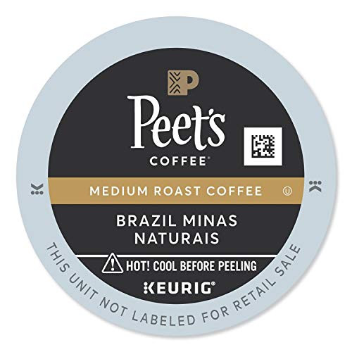 Peet s Coffee Tea Coffee Brazil Minas Naturals K Cup Portion Pack for Keurig K Cup Brewers 22 Count Peet s Coffee Tea Coffee Brazil Minas Naturals K Cup Portion Pack for Keurig K Cup Brewers 22 Count