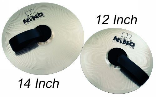 Meinl NINO Marching Cymbal 14  Nickel Silver  Each